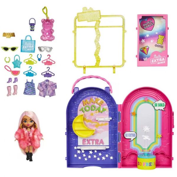 Boneca Barbie Extra Minis Boutique HHN15 - Mattel Colorido Boneca Barbie Extra Minis Boutique HHN15 - Mattel Colorido