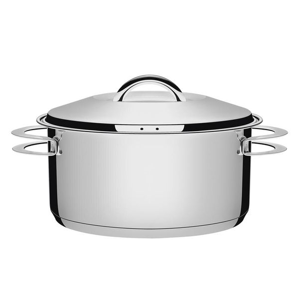 Caçarola Rasa Tramontina Solar Inox 24cm Inox Caçarola Rasa Tramontina Solar Inox 24cm Inox