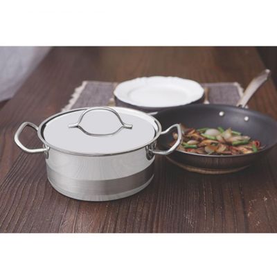 Caçarola Funda Tramontina Professional Gourmet Inox - 24cm Inox