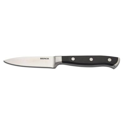 Faca para Legumes Brinox em Aço Inox Infinity 2519/300 3 ½ Polegadas Preto com Inox