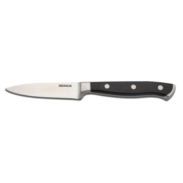 Faca para Legumes Brinox em Aço Inox Infinity 2519/300 3 ½ Polegadas Preto com Inox