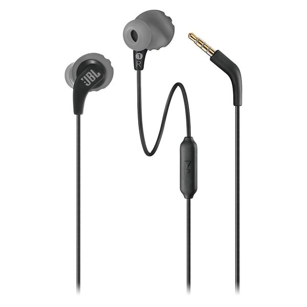 Fone de Ouvido Endurance Run JBL Resistente ao Suor Preto Fone de Ouvido Endurance Run JBL Resistente ao Suor Preto