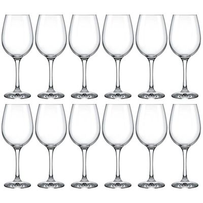 Conjunto de Taças para Vinho Nadir Barone 385 ml 12 Peças Transparente
