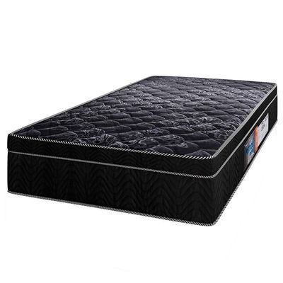 Cama Box de Solteiro Portobel + Colchão de Solteiro Portobel Diplomata Orthopedic com Espuma D-33 65x88x188 cm Preto