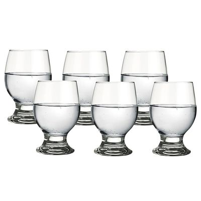 Conjunto de Taças para Água Paulista 250ml 6 Peças Nadir Transparente