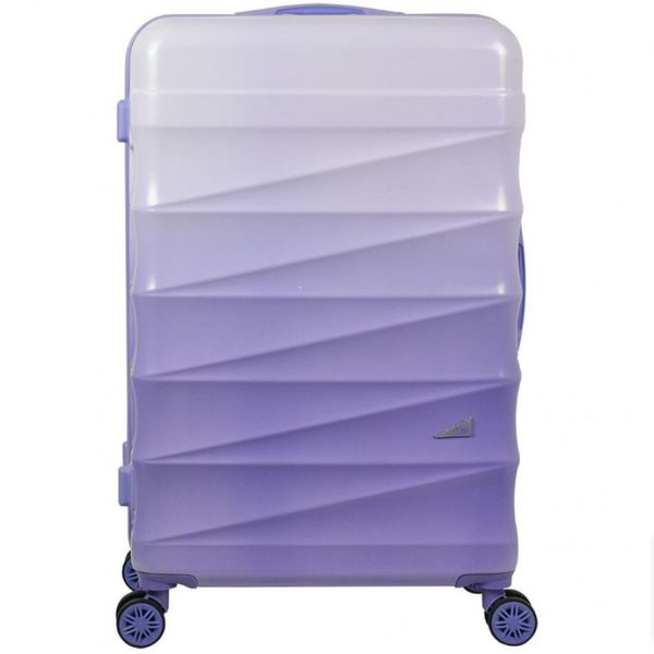 Mala de Viagem Média Gradiente Yins Brasil YS21105R-M com Rodas Duplas Giro 360° em ABS Roxo e Lilás