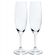 Conjunto de Taças para Champanhe Bohemia Anna 220 ml em Cristal 2 Peças Transparente