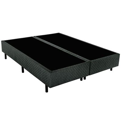 Base Box para colchão de Solteiro Biflex Turquia 39x79x198cm Grafite