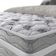 Colchão King Size Probel Century D28 com Molas Pocket e Pillow Euro 32x193x203cm Branco com Cinza