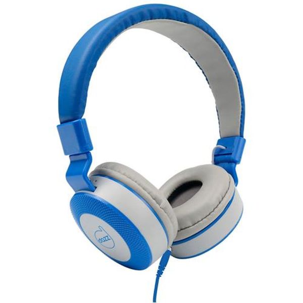 Headphone Moove Dazz Sound Rio Branco Cinza com Azul Headphone Moove Dazz Sound Rio Branco Cinza com Azul