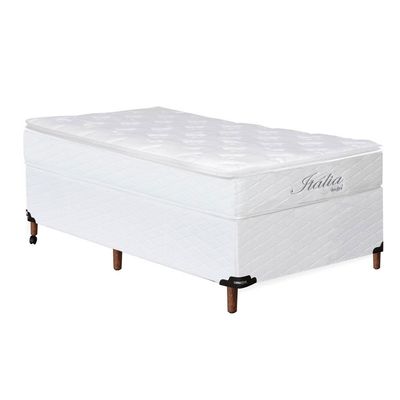Base Box para Colchão Solteiro Itália 31x88x188cm Umaflex Branco