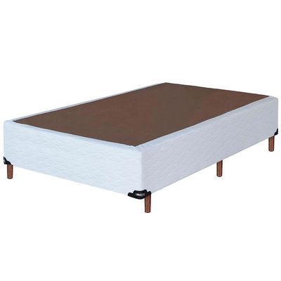 Base Box para Colchão Solteiro Itália 31x88x188cm Umaflex Branco