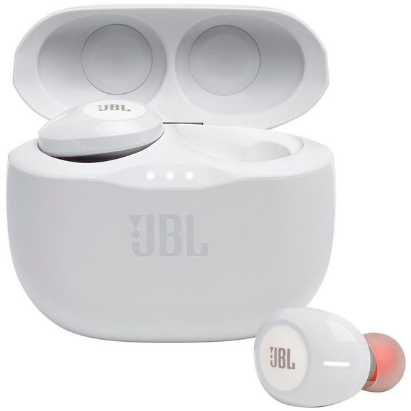 Fones de ouvido Bluethoot JBL Tune 125TWS Branco Fones de ouvido Bluethoot JBL Tune 125TWS Branco