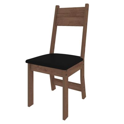Mesa de Jantar Indekes Pequi com 6 Cadeiras Noce