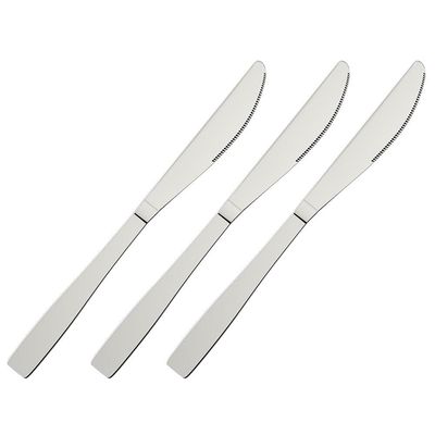 Conjunto de Facas para Sobremesa Euro Home Lisas 3 Peças Inox