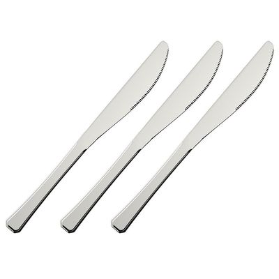Conjunto de Facas para Sobremesa Euro Home 3 Peças Inox