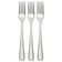 Conjunto de Garfos para Sobremesa Euro Home Lisos 3 Peças Inox