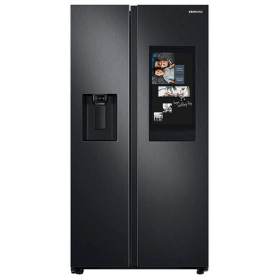 Geladeira Family Hub Side By Side RS58T5561B1 Digital Inverter Frost Free Bluetooth e Wi-Fi 585 Litros Samsung Preto / 220V