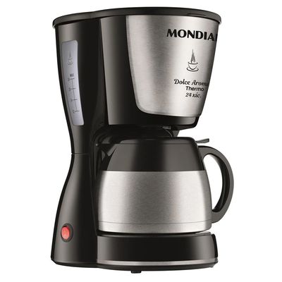 Cafeteira Elétrica Dolce Arome Thermo C33 JT 24 Xícaras Mondial Preto / 110V