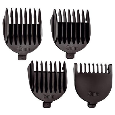 Aparador de Pelos Mondial Super Groom 6 em 1 BG-04 Sem Fio Preto com Verde / Bivolt