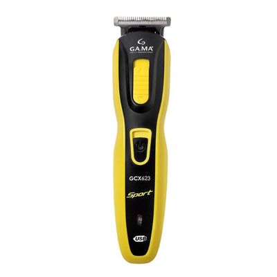 Aparador de Pelos Gama Italy Multi-Styler GCX623 Sport USB Amarelo com Preto / Bivolt