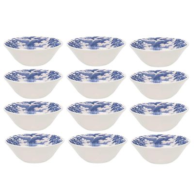 Tigela Conic Cerâmica Estampa Cena Inglesa 15,5cm 12un - Biona R91246