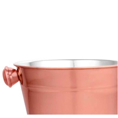 Balde para Gelo Dynasty Open Bar em Aço Inox Cobre - 1,25 L Cobre