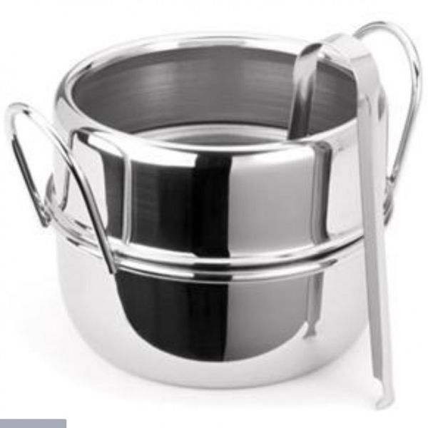 Balde para Gelo com Pinça 1,5 Litros Forma Inox