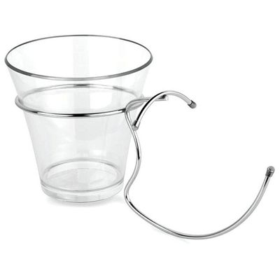 Balde para Champagne Forma com Suporte Transparente Transparente