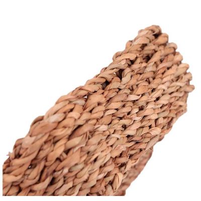 Conjunto de Cestas em Fibra Natural L`Hermitage 23371 Retangulares 3 Peças Marrom