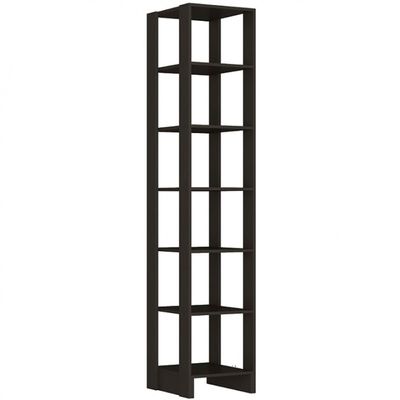 Armário Closet Slim Yes 6 Prateleiras Nova Mobile Grafite