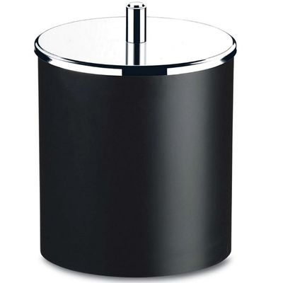 Lixeira Brinox com Tampa Inox 3400252 - 5,4 L Preto com Inox