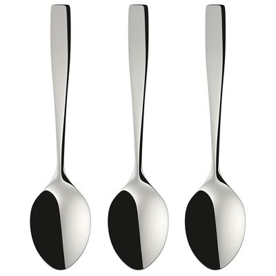 Conjunto de Colheres para Café Euro Home 3 Peças Inox