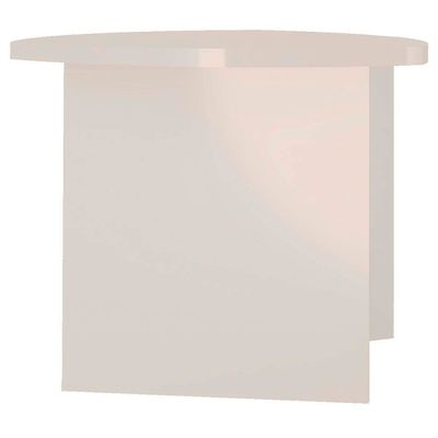 Mesa de Centro Delta com Tampo de 60x58 cm Artely Off White