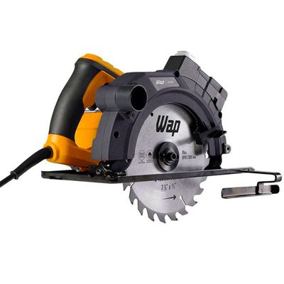 Serra Circular Wap ESC 1500 com Guia Laser 1500 W Amarelo com Preto / 110V