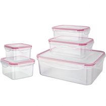 Conjunto de Potes Herméticos Euro Home PLA3604-VM em Plástico 5 Peças