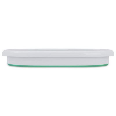 Cesto Retrátil para Roupas FlashLimp em Polipropileno - 18 Litros Verde com Branco