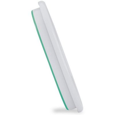 Cesto Retrátil para Roupas FlashLimp em Polipropileno - 18 Litros Verde com Branco