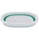 Cesto Retrátil para Roupas FlashLimp em Polipropileno - 18 Litros Verde com Branco