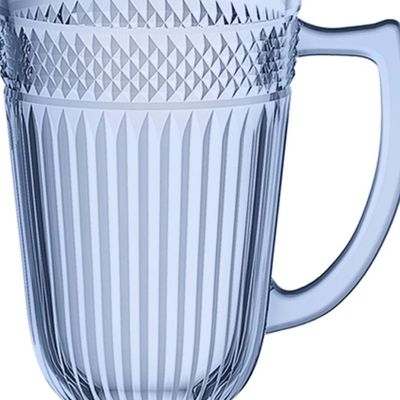 Jarra L Hermitage Palace em Vidro Azul Luster 1,2 L Azul