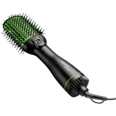 Escova Secadora Taiff Easy Oval 1200W com Cerdas de Nylon Verde / 110V