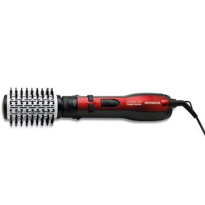 Escova Rotativa Mondial Ceramic Íon Turbo ER-09 Vermelho / 220V