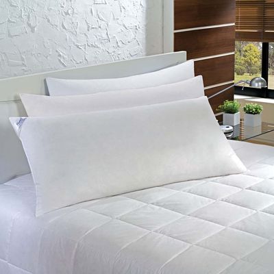Travesseiro Plumasul Agarradinho Penas e Plumas de Ganso Percal 233 Fios 50 x 90 cm Branco