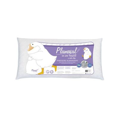Travesseiro Penas e Plumas de Ganso Plumasul Agarradinho - 50 penas e 50 plumas de ganso Branco
