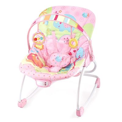 Cadeirinha de Balanço Rocker com Sistema Vibratório Mastela  6903 Rosa