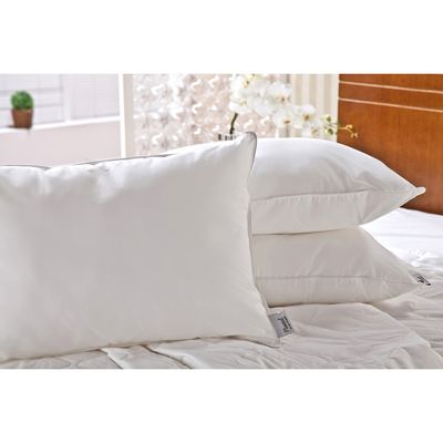 Travesseiro Plumasul com Plumas de Ganso 233 Fios 50 x 70 cm Branco