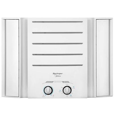 Ar-Condicionado de Janela Springer Midea QCK07 Frio 7.500 BTUs Mecânico Branco / 110V