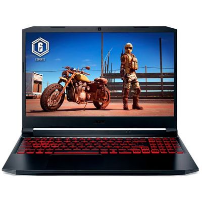 Notebook Gamer Acer Nitro 5 AN515-57-57XQ Core i5-11400H 8GB 512GB SSD Tela 15.6 IPS Full HD 144Hz Linux Gutta Preto