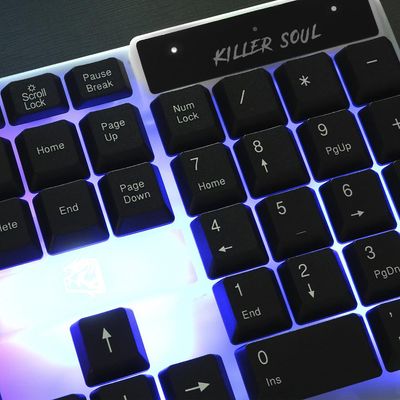 Teclado Gamer ELG Killer Soul Iluminação Preto