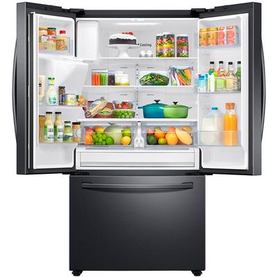 Refrigerador Frost Free RF27T5501SG Inverter Door Family Hub 614 Litros Samsung Black Inox / 220V